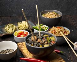 bowl-noodles-with-chili-pepper-sesame-seeds
